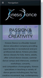 Mobile Screenshot of kinesisdance.com